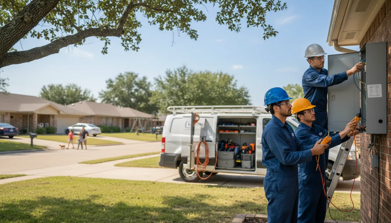 Certified electrician providing emergency electrical services in Hope, ND
